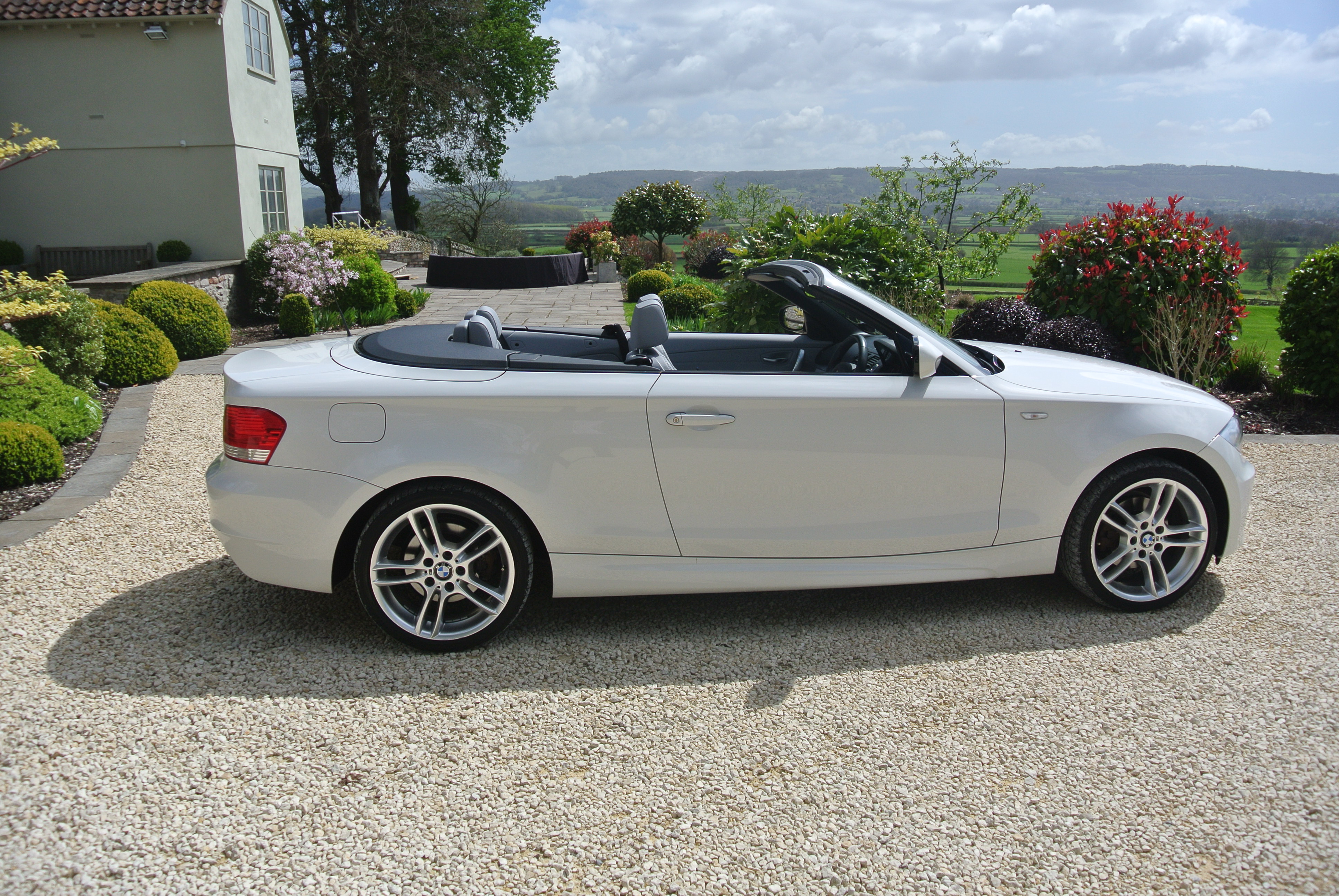 Bmw 120d convertible white #3